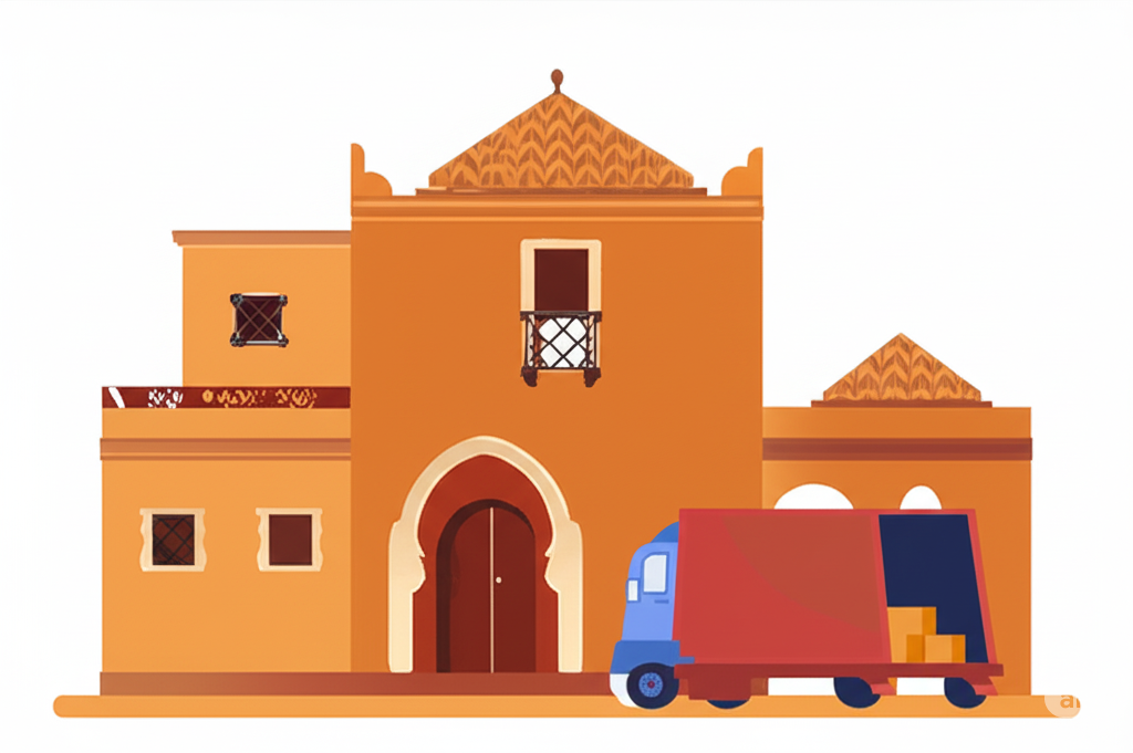 Settling in Morocco illustration